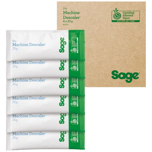 DÉTARTRANT POUR MACHINES À CAFÉ - SAGE (6X25G)