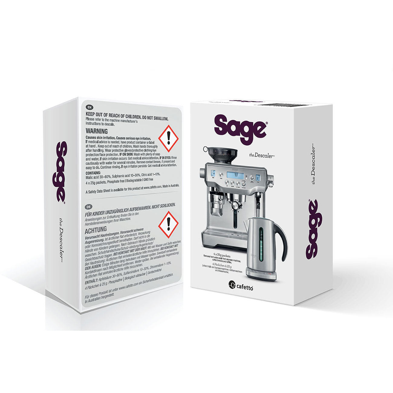 DÉTARTRANT POUR MACHINES À CAFÉ - SAGE