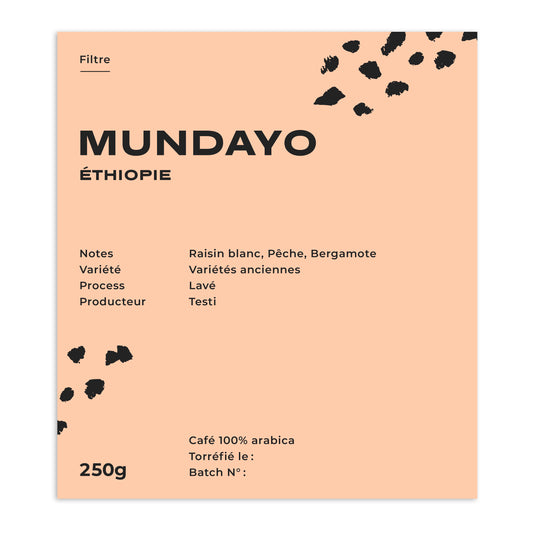 Café Éthiopie Mundayo Arômes