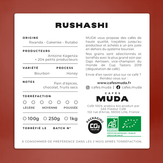 RUSHASHI - BIO