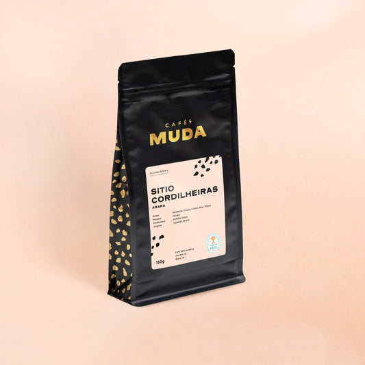 Packaging du café Sitio Cordilheiras du Brésil - variété arara