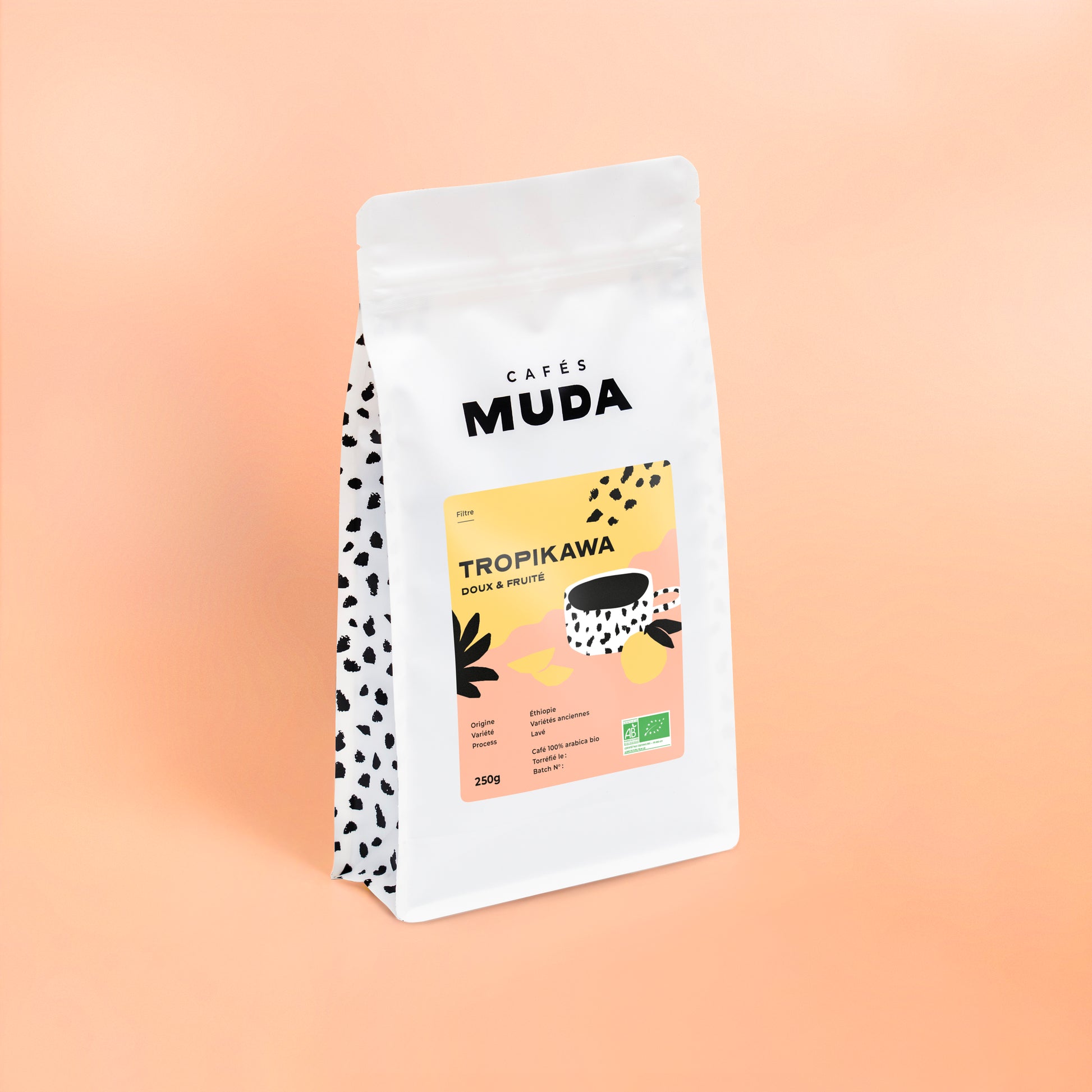 Packaging du café en grain Tropikawa - Ethiopie 